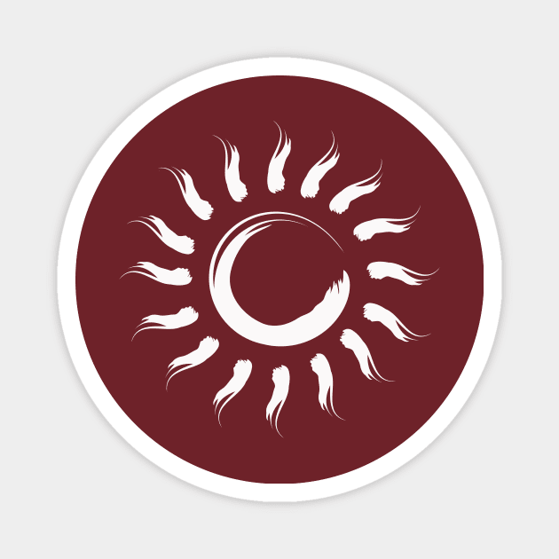 Sun Flare Design Magnet by JDP Designs